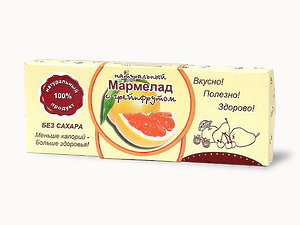 №2 Мармелад натуральный "Грейпфрут" 140г в Реже