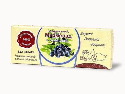 №2 Мармелад натуральный "Черника" 140г в Реже