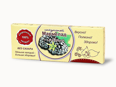 №2 Мармелад натуральный "Ежевика" 140г в Реже