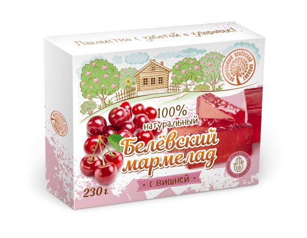№2 Мармелад белевский "Вишня" 230г в Реже