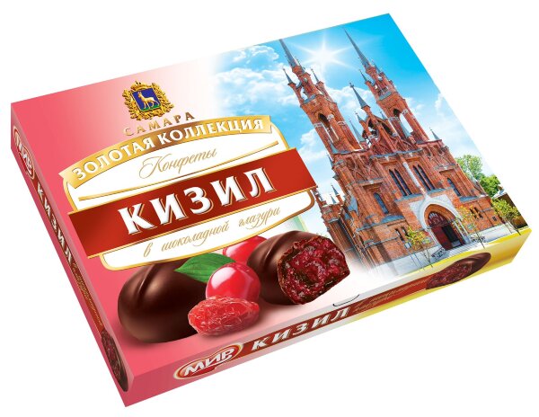 №2 КФ МИР Кизил в шоколадной глазури 160г в Реже